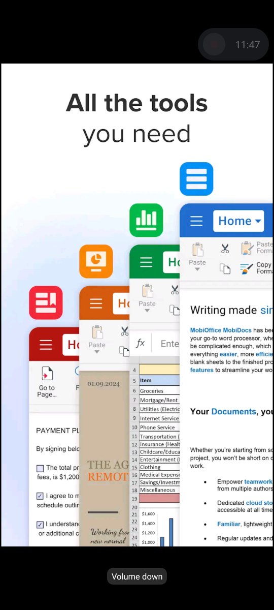 MobiOffice screenshot 2