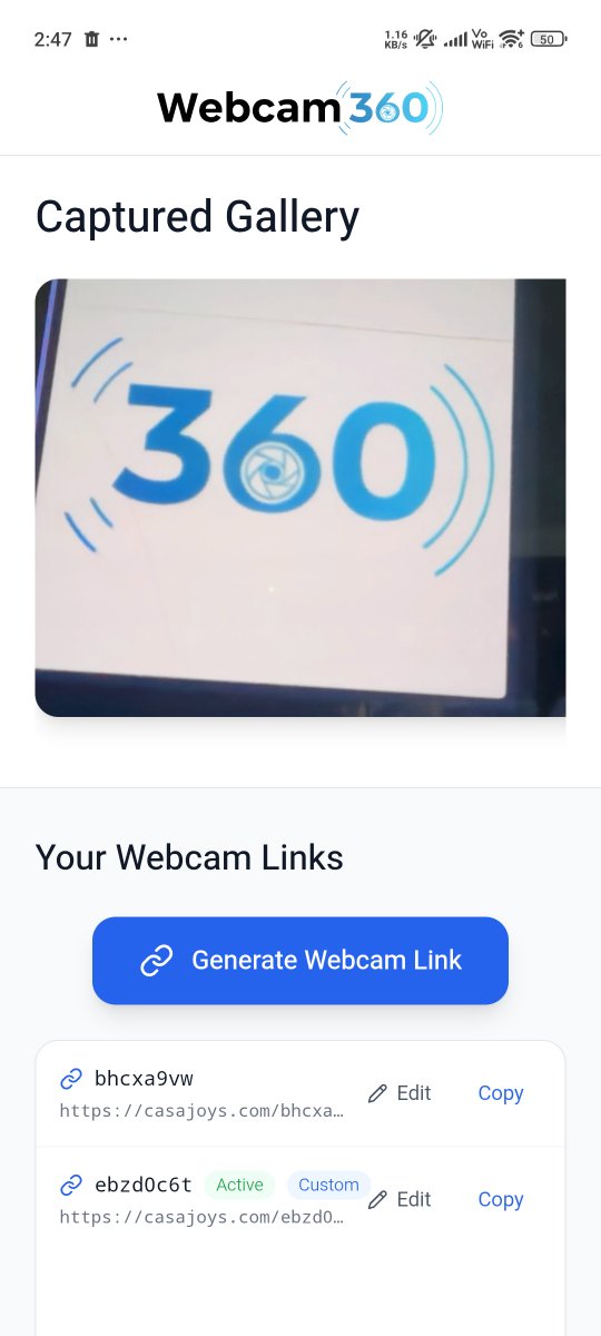 Webcam360 screenshot 1