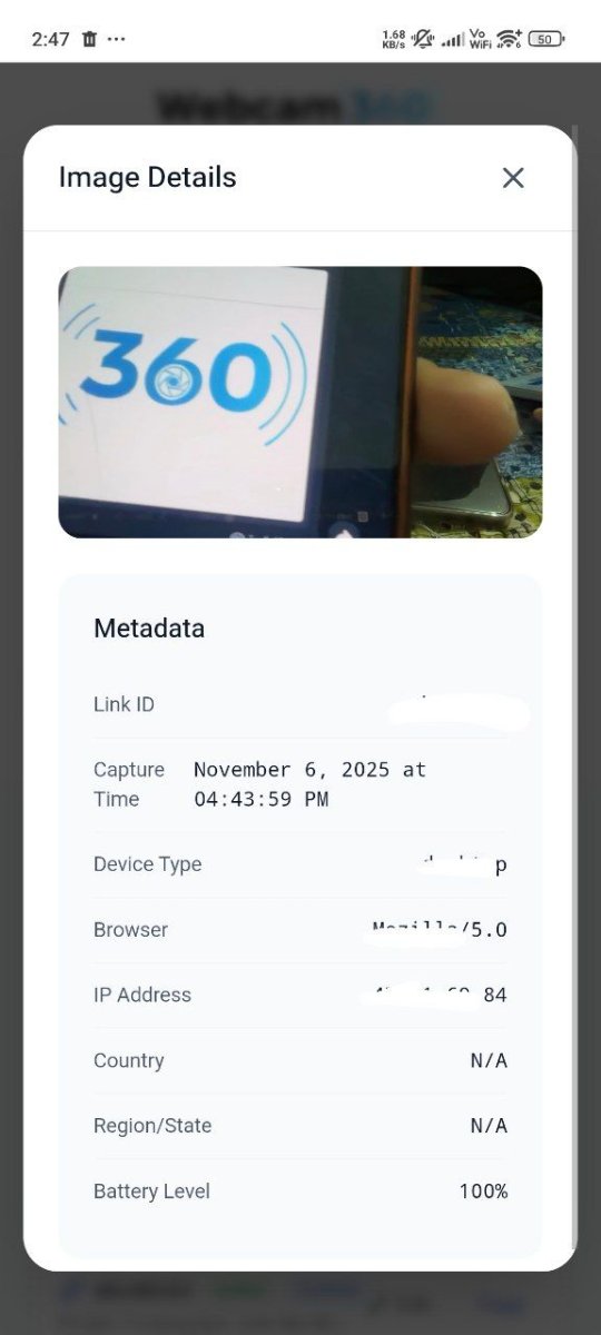 Webcam360 screenshot 4